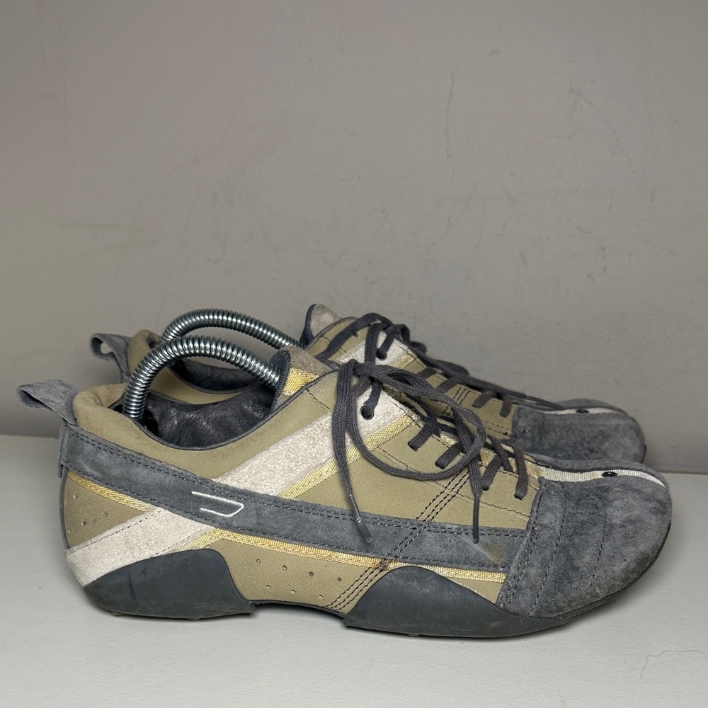RARE 🔥 Diesel Gray and Tan Men's Shoes
